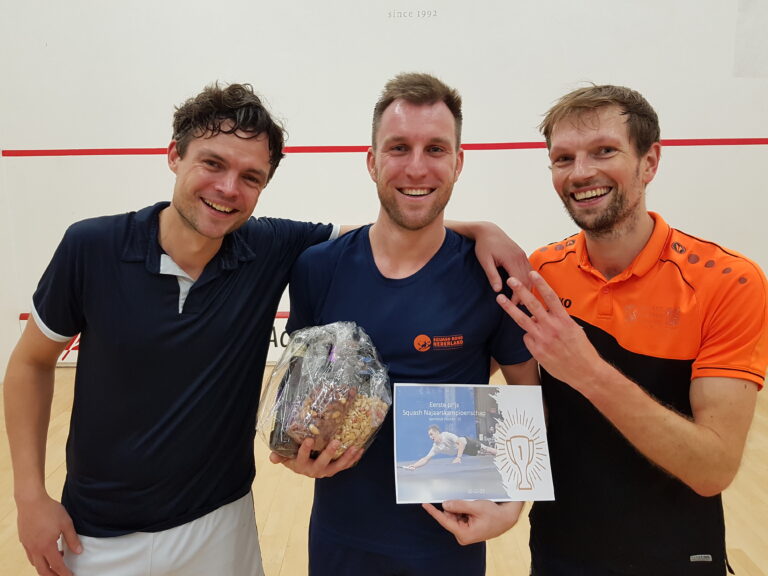 NIeuwe winnaar najaarscompetitie squash